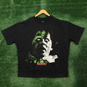 The Exorcist I'm Not Regan Horror Movie Poster Oversized T-Shirt Size Large